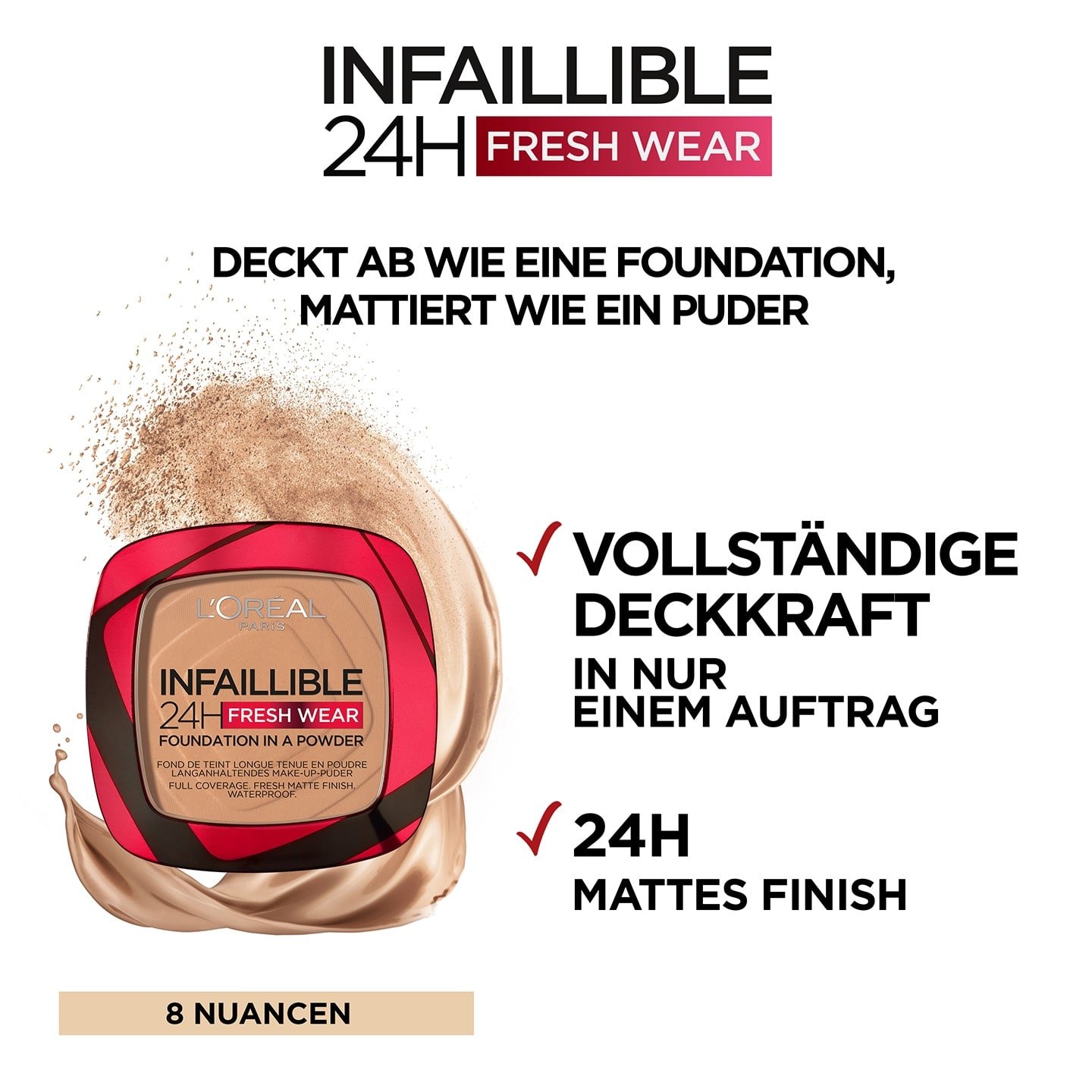 Die Vorteile von Infaillible 24h Fresh Wear Puder